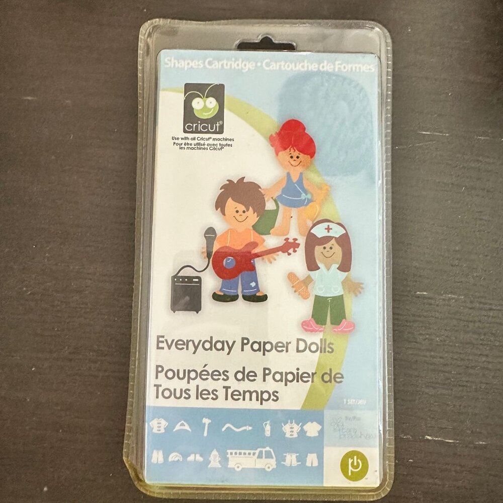 Cricut Everyday Paper Dolls Shapes Cartridge